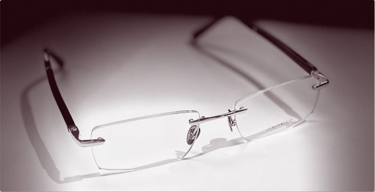 Rimless glasses